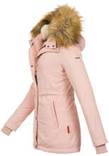 Marikoo Akira warme Damen Winterjacke mit Kapuze Rosa Größe S - Gr. 36