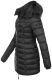 Marikoo Abendsternchen Damen Winterjacke gesteppt Schwarz Größe S - Gr. 36