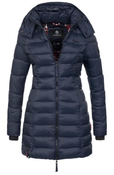 Marikoo Abendsternchen Damen Winterjacke gesteppt Navy Größe M - Gr. 38