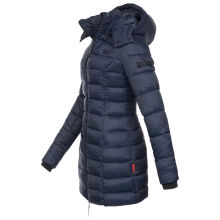 Marikoo Abendsternchen Damen Winterjacke gesteppt Navy-Größe M - Gr. 38