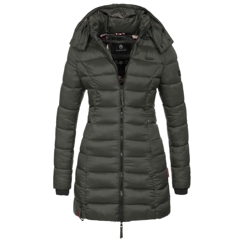 Marikoo Abendsternchen Damen Winterjacke gesteppt Gr&uuml;n-Gr&ouml;&szlig;e XL - Gr. 42