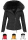 Navahoo Yuki Damen Jacke mit Teddyfell