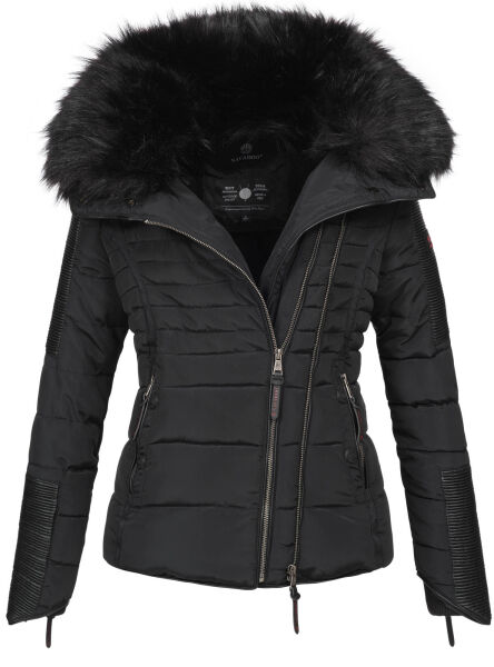 Navahoo Yuki ladies jacket with teddy fur Schwarz Größe XS - Gr. 34