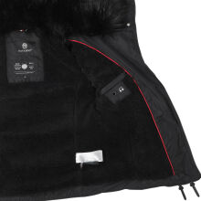 Navahoo Yuki ladies jacket with teddy fur Schwarz Größe XS - Gr. 34