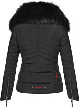 Navahoo Yuki ladies jacket with teddy fur Schwarz Größe S - Gr. 36