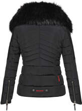 Navahoo Yuki ladies jacket with teddy fur Schwarz Größe M - Gr. 38