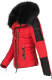 Navahoo Yuki Damen Jacke mit Tedyfell Rot Größe XS - Gr. 34