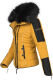 Navahoo Yuki Damen Jacke mit Teddyfell Gelb Größe XS - Gr. 34