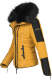 Navahoo Yuki ladies jacket with teddy fur Gelb Größe S - Gr. 36