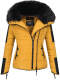 Navahoo Yuki ladies jacket with teddy fur Gelb Größe XL - Gr. 42