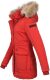 Navahoo Schneeengel ladies jacket with hood - Red-Gr.S