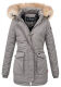 Navahoo Schneeengel ladies jacket with hood - Gray-Gr.XS