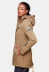 Marikoo Zimtzicke Damen lange Softshell Jacke