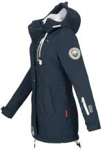 Marikoo Zimtzicke Damen lange Softshell Jacke B614 Navy Größe XS - Gr. 34