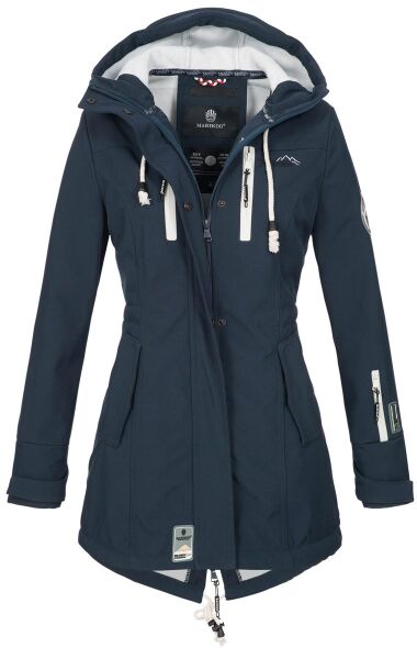 Marikoo Zimtzicke ladies long softshell jacket - Navy-Gr.L