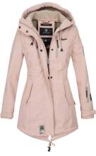 Marikoo Zimtzicke Damen lange Softshell Jacke B614 Rosa Größe XS - Gr. 34