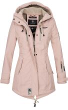 Marikoo Zimtzicke Damen lange Softshell Jacke B614 Rosa...