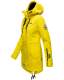 Marikoo Zimtzicke Damen lange Softshell Jacke B614 Gelb Größe XS - Gr. 34
