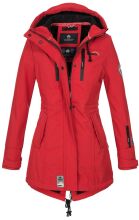 Marikoo Zimtzicke Damen lange Softshell Jacke B614 Rot Größe S - Gr. 36