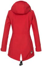 Marikoo Zimtzicke Damen lange Softshell Jacke B614 Rot Größe M - Gr. 38