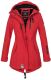 Marikoo Zimtzicke Damen lange Softshell Jacke B614 Rot Größe M - Gr. 38