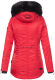Navahoo Schätzchen ladies jacket with teddy fur - Red-Gr.XS