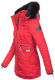 Navahoo Schätzchen Damen Winterjacke mit Teddyfell Rot Größe S - Gr. 36