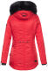 Navahoo Schätzchen Damen Winterjacke mit Teddyfell Rot Größe S - Gr. 36