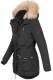 Marikoo Ladies Winterjacket Grinsekatze Black Size S - Size 36