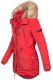 Marikoo Ladies Winterjacket Grinsekatze Red Size S - Size 36