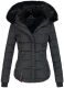 Marikoo Ladies Winterjacket Lotusblüte Black Size S - Size 36