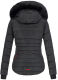 Marikoo Ladies Winterjacket Lotusblüte Black Size M - Size 38