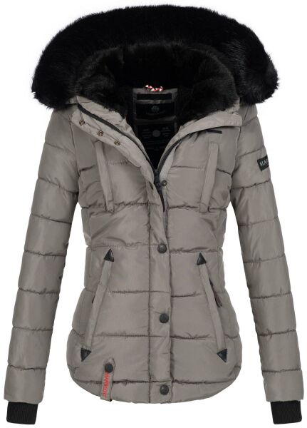 Marikoo Ladies Winterjacket Lotusblüte Grey Size XS - Size 34