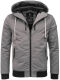 Navahoo Hunter Herren Jacke mit Kapuze Grau Größe S - Gr. S