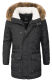 Marikoo Ansaya Herren Jacke mit Kapuze Schwarz-Gr.S