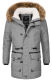 Marikoo Ansaya Herren Jacke mit Kapuze Grau-Gr.S