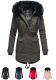 Navahoo Luluna Damen Winterjacke mit Kunstfell