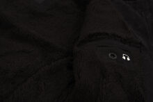 Navahoo Luluna Damen Winterjacke mit Kunstfell und Teddyfell Schwarz Größe S - Gr. 36