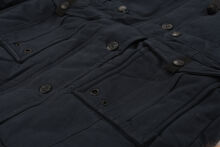 Navahoo Luluna Damen Winterjacke mit Kunstfell und Teddyfell Navy Größe XS - Gr. 34