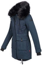 Navahoo Luluna ladies winter jacket with faux fur - Navy-Gr.S