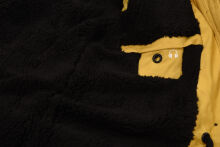 Navahoo Luluna Damen Winterjacke mit Kunstfell und Teddyfell Gelb Größe S - Gr. 36