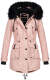 Navahoo Luluna ladies winter jacket with faux fur - Rosa-Gr.XL