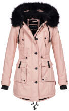 Navahoo Luluna ladies winter jacket with faux fur - Rosa-Gr.XXL
