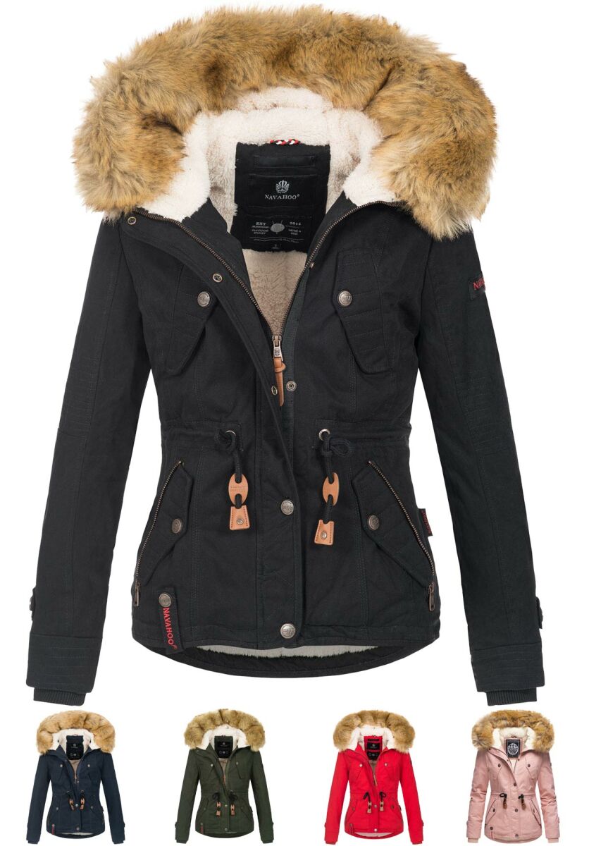 Navahoo Pearl Damen Winterjacke 149,95 Kunstfell, € mit