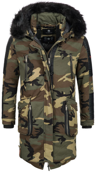 Marikoo Warrior Mens Jacket Camouflage - Army Size S - Size S