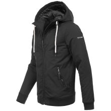 Navahoo Hunter Herren Jacke mit Kapuze Schwarz Größe S - Gr. S