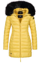 Marikoo Rose ladies long winter quilted jacket parka -...