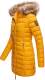 Marikoo Rose ladies long winter quilted jacket parka - Yellow-Gr.M