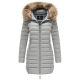 Marikoo Rose ladies long winter quilted jacket parka -