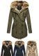 Navahoo Diamond Damen Jacke mit Teddyfell